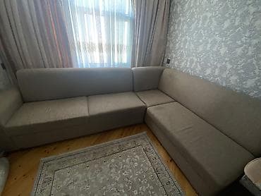 oturaca: Künc divanı – çevrilən (yatan yerli) - Forma: L şəkilli künc divan - — 1