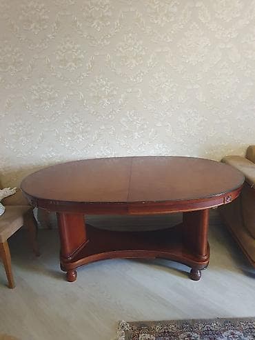 kofe desti: Qonaq otağı üçün, Açılan, Oval masa — 3