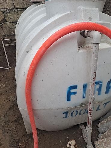 Nasoslar və hidroforlar: Bak, Plastik, 1000 l l — 1