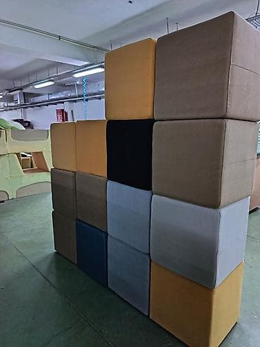 Rəngbərəng yumşaq kub puflar - Forma: kvadrat/kub - Tətbiq: qonaq at lalafo.az Rəngbərəng yumşaq kub puflar - Forma: kvadrat/kub - Tətbiq: qonaq