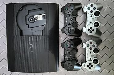 Konsol : PS3 Super Slim 500GB HEN + 4 Pult + 17 Oyun | İdeal Vəziyyət
