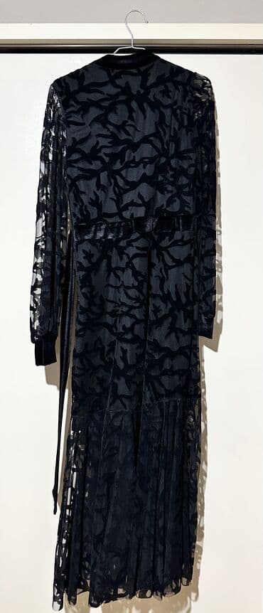 Нижнее белье: Məhsul: Qara uzun don - Model: Wrap (bağlama) dizaynlı, V-yaxa - — 2