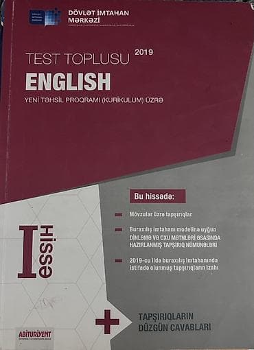 İngilis dili Testlər 11-ci sinif, DİM, 1-ci hissə, 2023 il — 4