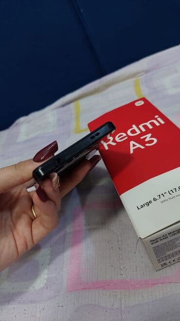 География: Xiaomi Redmi A3 – qutu və aksesuarları ilə,128 GB-dır,Sınığı,cızığı — 6
