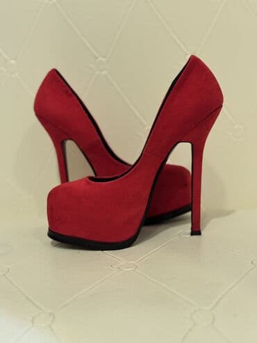 Ölçü: 36.5, rəng - Qırmızı, Yeni