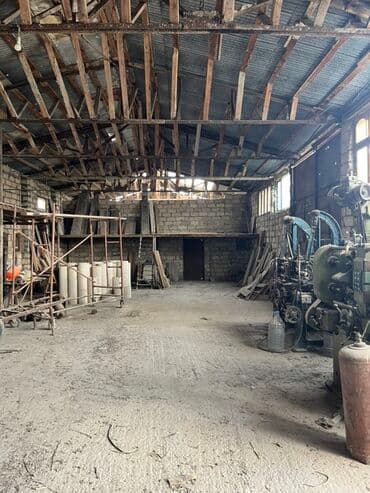 Anbar/istehsalat sahəsi – daş divarlı, metal-karkas dam örtüyü ilə — 2