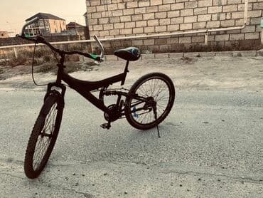 Velosiped ehtiyyat hissələri: Dağ velosipedi, müxtəlif ərazilərdə rahat sürmə imkanı təmin edən qara — 10