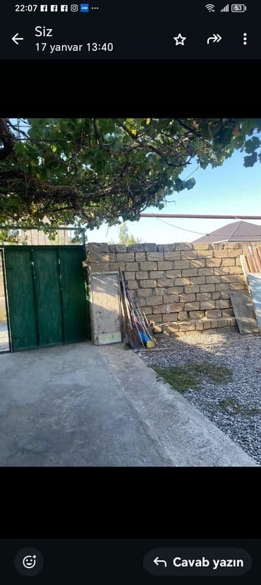 Həyət evi alıram: Satılır həyət evi (şəkillərdə göstərilən). Plan və sahə: - Ayrı — 7