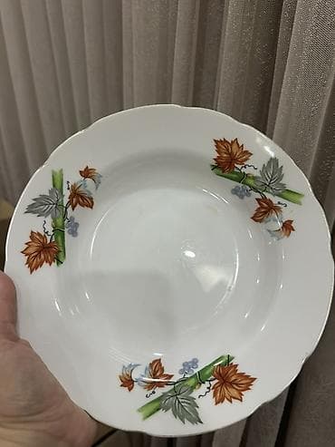 forma satisi: Boşqablar, 1 əd, rəng - Ağ, Farfor — 1