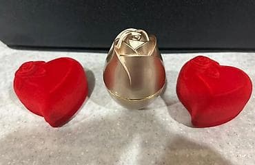 ideal hediyye kartlari: Gül formasında üzük/qolbaq qutuları seti - Dizayn: Güllə bənzər — 2