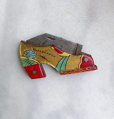 kunc kesen misar: Bıçaq – qatlanan, əl işı ilə boyanmış dekorativ saplı - Növ: qatlanan — 1