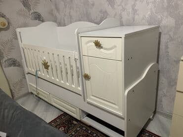 cən 2 ton: Oğlan və qız üçün, İşlənmiş, Beşik, Komod — 3