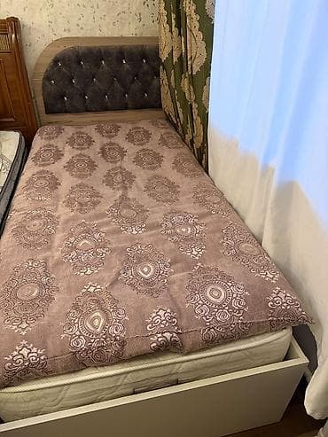 ucuz termolar: Təknəfərlik çarpayı, Matras ilə, Siyirməli — 4