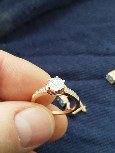 apple watch 7: Dəstə daxildir: Üzük, Sırğa, Sarı qızıl, 585 Əyar — 2