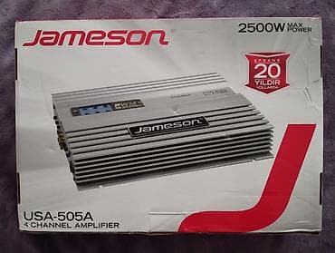 Jameson USA-505A – 4 kanallı avtomobil gücləndiricisi - Maksimal güc
