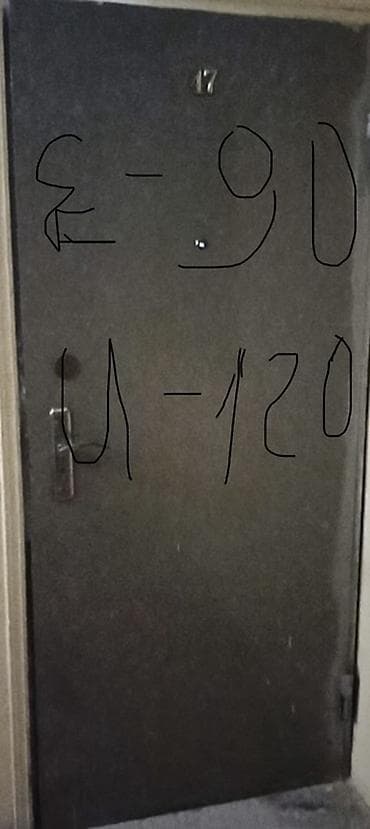 Metall giriş qapısı - Material: polad/metal konstruksiya - Rəng: tünd