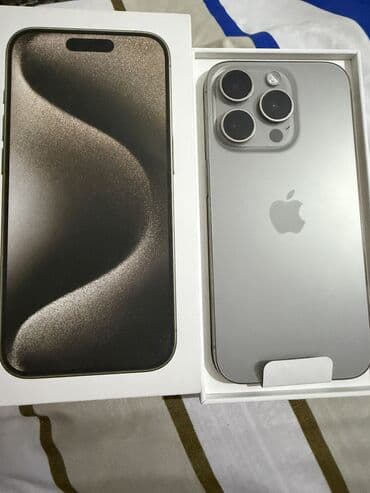 iphone rengleri: IPhone 15 Pro, 256 GB, Natural Titanium — 5