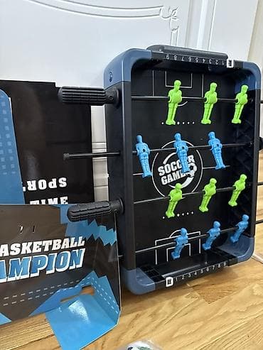 İdman və hobbi: Stolüstü oyun dəsti – futbol və basketbol temalı Xüsusiyyətlər: - — 3
