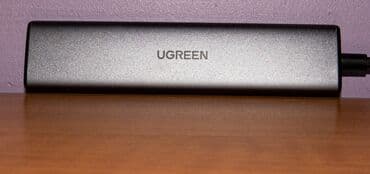 Kompüter ehtiyyat hissələri: UGREEN USB-C hub - Brend: UGREEN - Giriş: USB-C kabel (kompüterə — 1