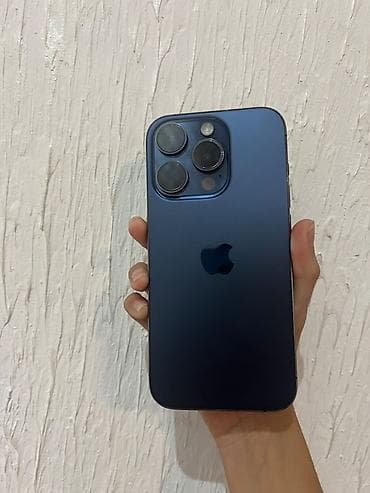 iphone 16 pro max irşad: IPhone 15 Pro, Blue Titanium, Face ID — 3