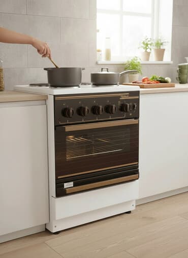 Gas stove Ayrıca dayanan, 4 gözlü