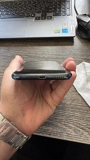 iphone 7 batarya: IPhone 11 Pro Max, 256 GB, Matte Midnight Green, Qırıq — 6