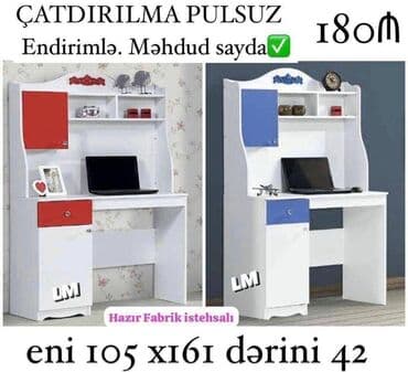 a4 kagiz qiymeti: Yazı masası / iş masası fabri̇k i̇stehsali qiymət : 180₼ sex malı — 1