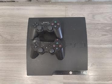 iphone 9 mini: Sony PlayStation 3 (PS3) oyun konsolu + 2 ədəd DualShock 3 pultu — 1