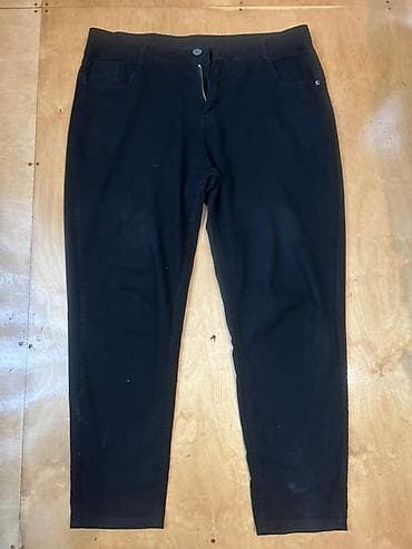 Qadınlar üçün qara rəngli cins şalvar - Kəsim: dar/skinny siluet