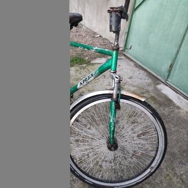 velosipedlər adidas: Şəhər tipli velosiped - Klassik polad çərçivə, yaşıl rəng - 28" — 3