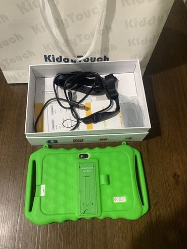 grafik tablet: KiddyTouch uşaq planşeti Xüsusiyyətlər: - Yaşıl rəngdə qalın silikon — 3