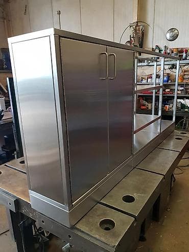 Soyuducu avadanlığı: Paslanmayan poladdan profesional pizza hazırlama masası və salat-bar — 3