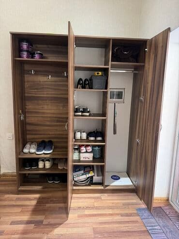 dəhliz asılqanı: Açılan, Düz dolab, Dəhliz dolabı — 2