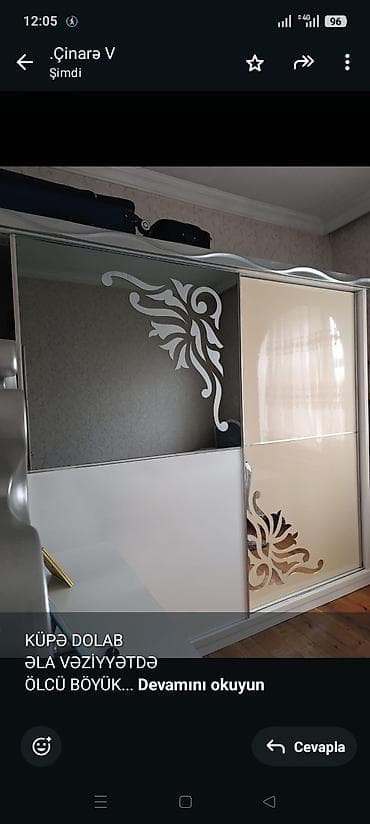 KÜPƏ DOLAB ƏLA VƏZİYYƏTDƏ ÖLCÜ BÖYÜK QİYMET 280 azn Tecili günü