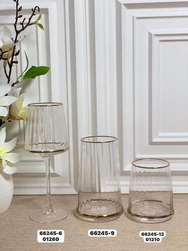 Termoqablar: Qədəhlər, Şüşə, 6 ədədli dəst — 2