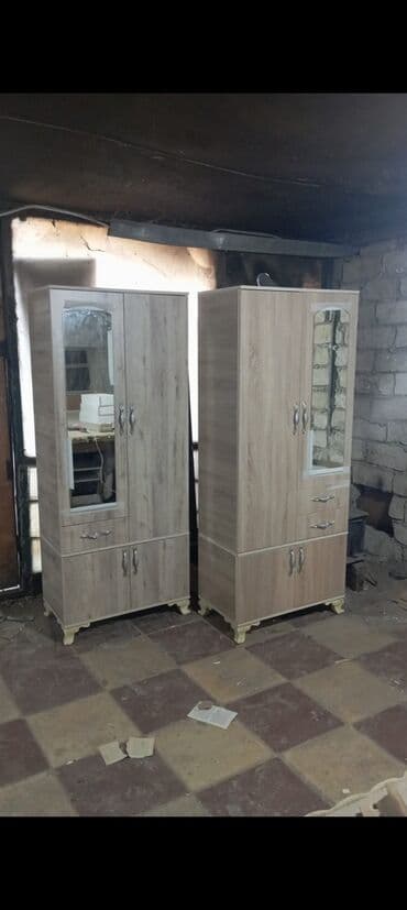 dsp laminat: Açılan, 2 qapılı Düz dolab, Qarderob, paltar dolabı — 1