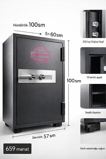 İstehsal avadanlığı: Seyf ucuz. Seyf munasib qiymete. Seif orijinal. Seyf ofis ev magaza — 3