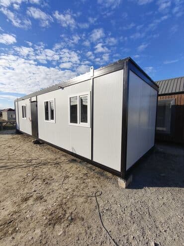 Gözəllik və estetika avadanlığı: Modul tipli konteyner ev/ofis - Ölçü: təxmini 3 x 9–10 m (uzun tip) — 1