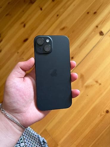 IPhone 15, 128 GB, Black Titanium, Simsiz şarj, Face ID — 1