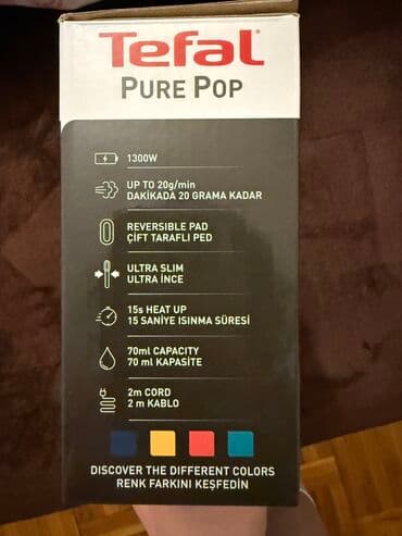 tefal optigrill baku: Əl buxarlayıcısı, Tefal, Ünvandan götürmə — 4