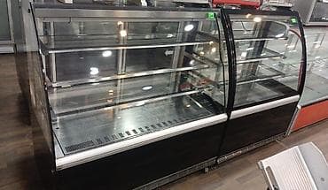 Оборудование для мойки: Şirniyyat/fast-food vitrin soyuducusu - Şüşə ön panel və yan — 1