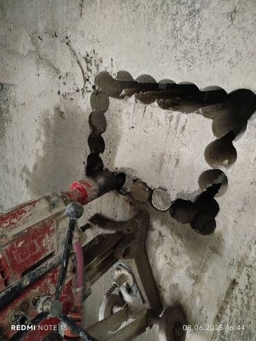 Digər xidmətlər: Beton kəsimi və deşmə xidməti - Diamant diskli divar kəsimi: monolit — 4