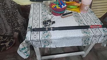 Ovçuluq və balıqçılıq: Balıqçı ləvazimatları dəsti - 2 ədəd teleskopik balıqçı çubuğu. Hər — 3