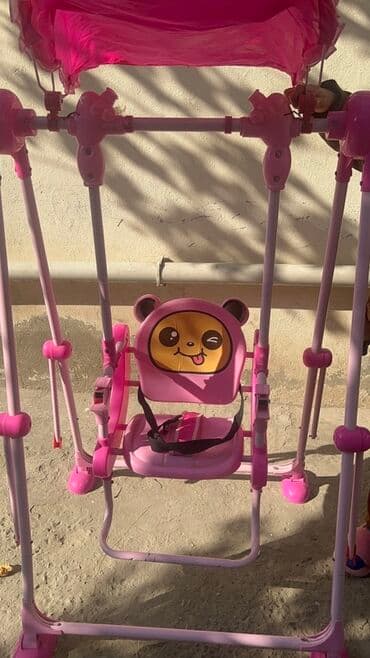 раскладной стул: İşlənmiş, Oturacaq-yelləncək, Zontikli, Metal — 3