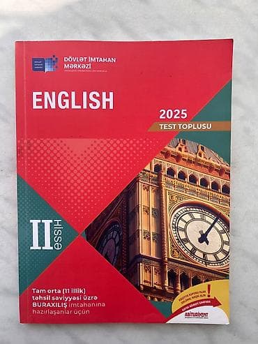 Məhsul: DİM “Test Toplusu 2025” kitabları dəsti Tərkib: - Riyaziyyat — 7