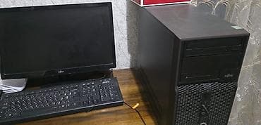 Skanerlər: Fujitsu stolüstü kompüter dəsti Tərkib: - Sistem bloku: Fujitsu tower — 3