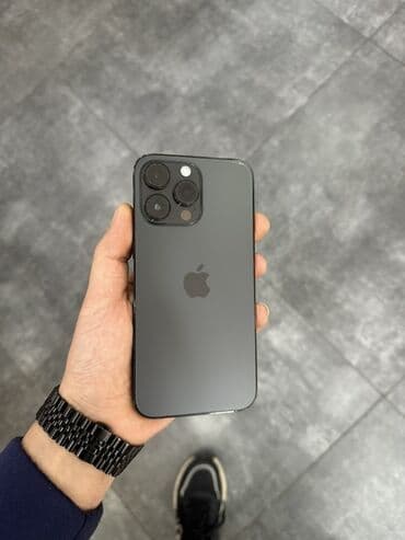 IPhone 14 Pro Max, 256 GB, Qara, Barmaq izi, Face ID, Simsiz şarj