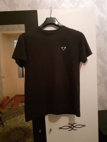 Futbolka, Prada, Standart, rəng - Qara