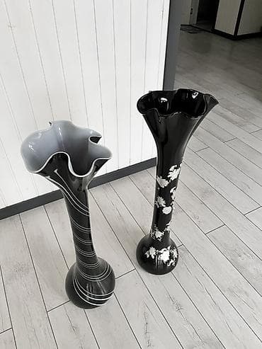 plastik gul qablari: Vaza dəsti — 3