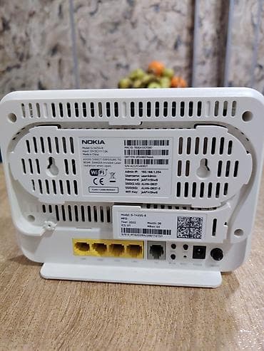 ТВ и видео: Nokia G-1426G-B GPON Wi‑Fi router Xüsusiyyətlər: - Model: Nokia — 4